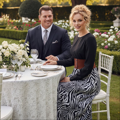 Domed Elastic Wide Belts