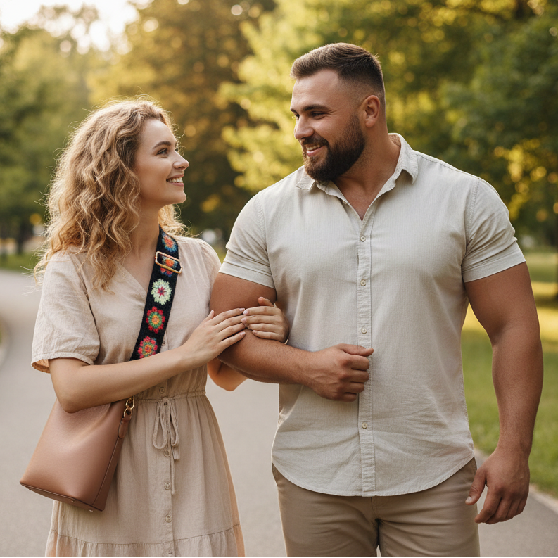 Retro Adjustable Woven Bag Straps