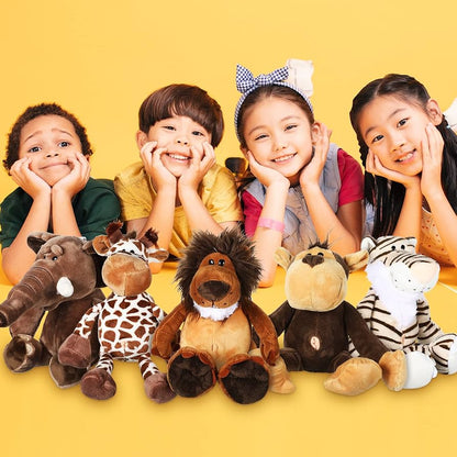 Huggable Plush Jungle Toys