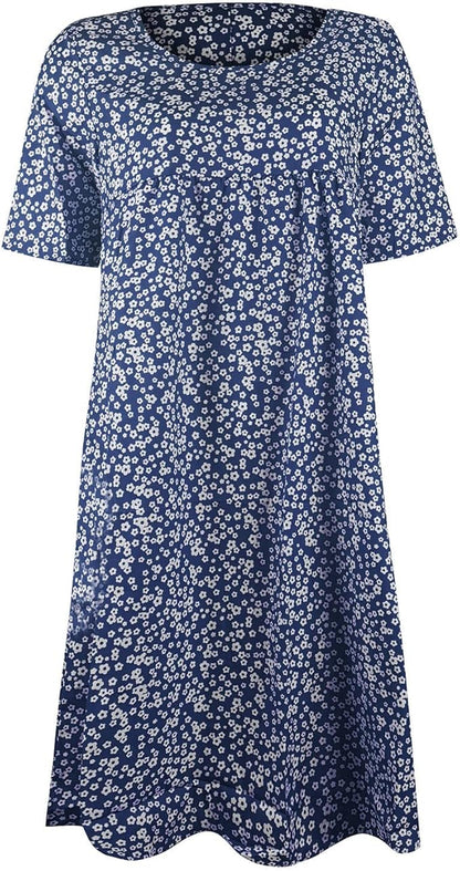 Annalee Short Sleeve Casual Midi Dress