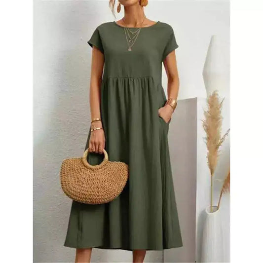 Fernanda Maxi Linen Dresses