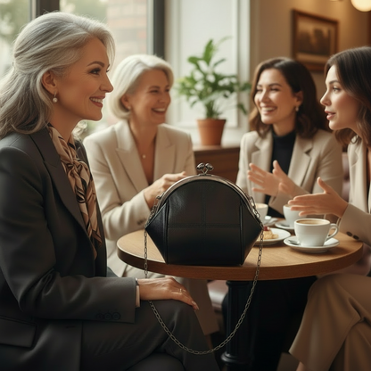 Vintage Kiss Lock Clutch Handbags