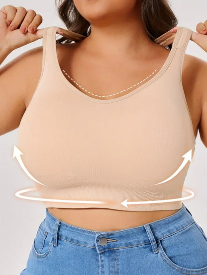 CELILIN Racerback Plus Size Sports Bras