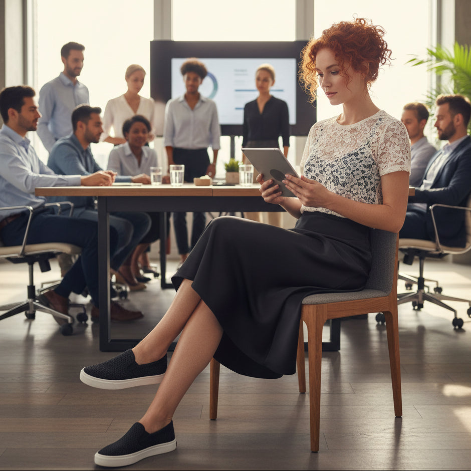 Lady Rose Satin A-Line Skirts