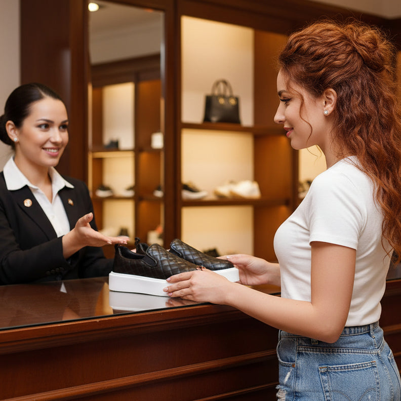 Quilted Platform Trainer Sneakers
