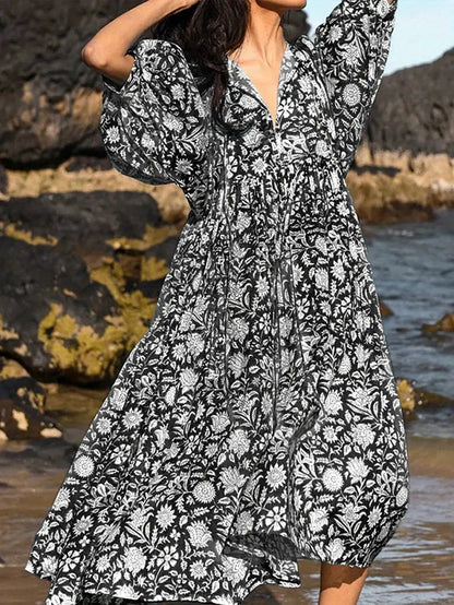 Eilly Bazar Viscose Printed Dress