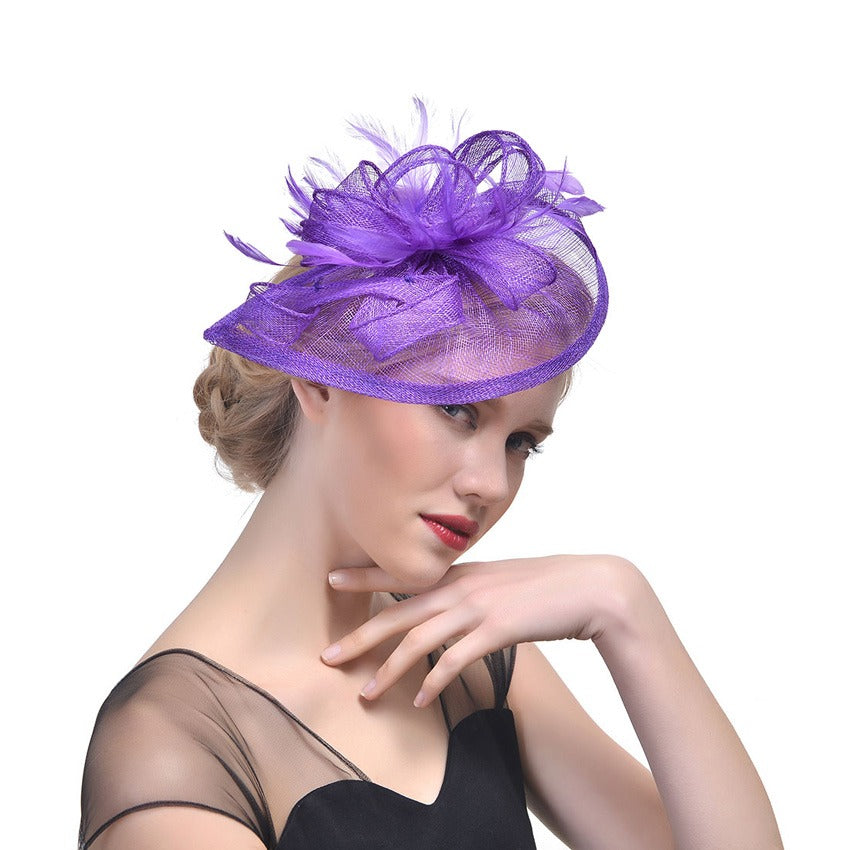 Hemp & Feather Hairpin Fascinators