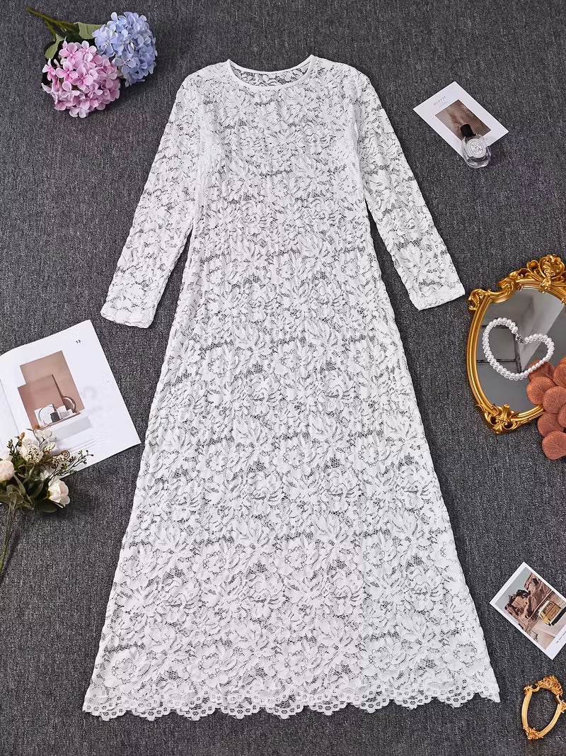 Lace Bohemian Maxi Dress