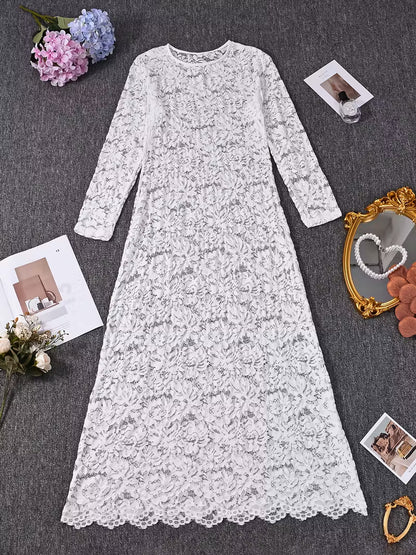 Lace Bohemian Maxi Dress