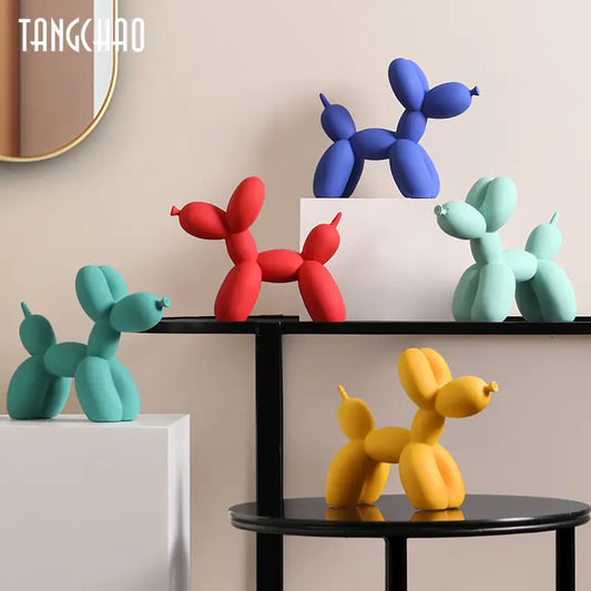 Balloon Dog Resin Figurines