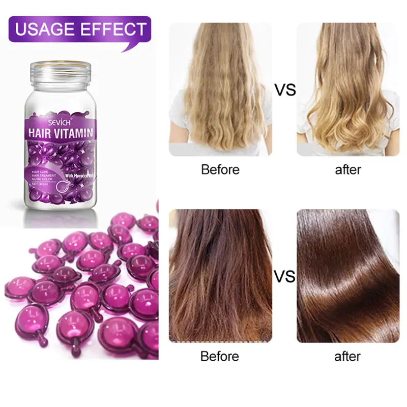 Hair Serum Vitamin Capsules