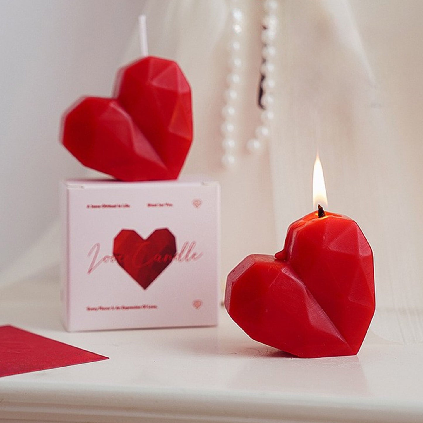 Love Heart Natural Soy Scented Candle