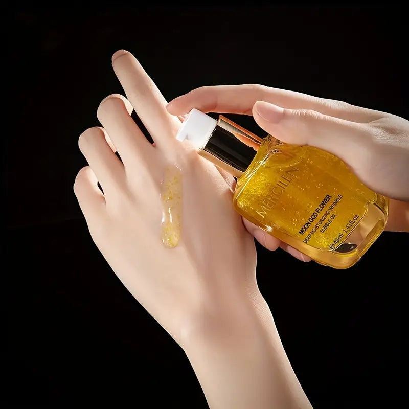 MERCILEN Moon God Flower Deep Moisturizing Bubble Oil