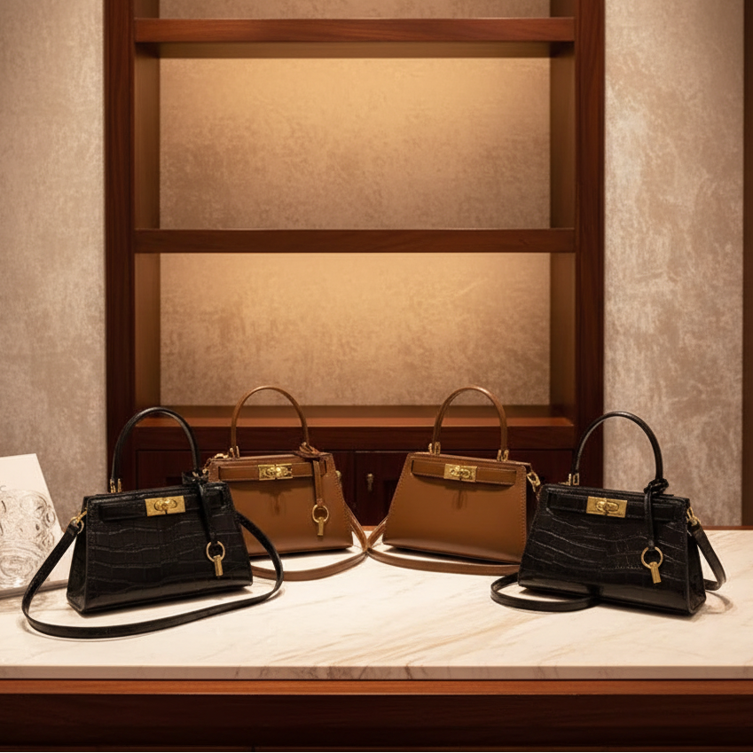 Lee Radziwill Inspired Petite Kelly Crossbody Handbag