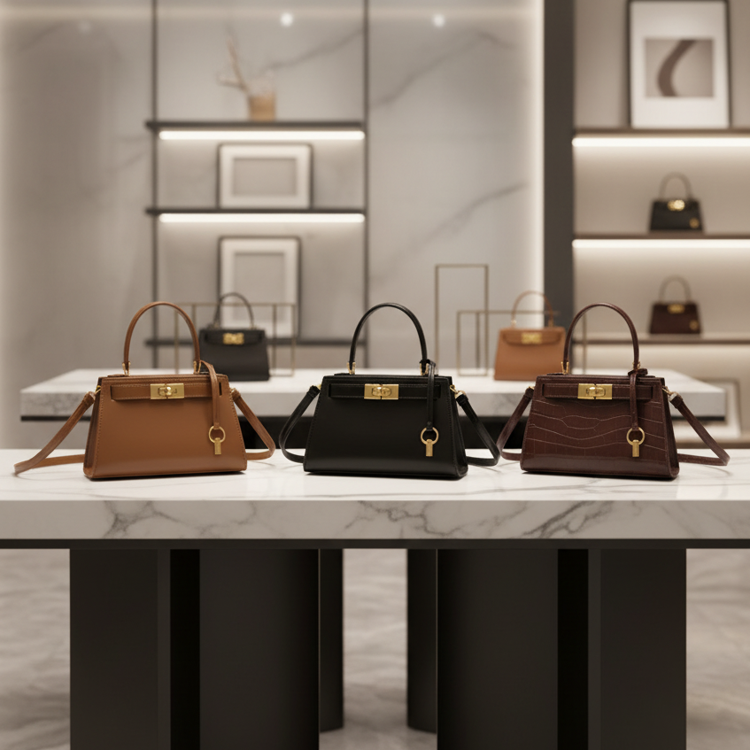 Lee Radziwill Inspired Petite Kelly Crossbody Handbag