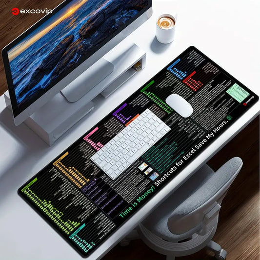 Shortcut Key Oversized Desk Mouse Pad