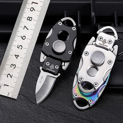 Fidget Spinner Keytag Knife