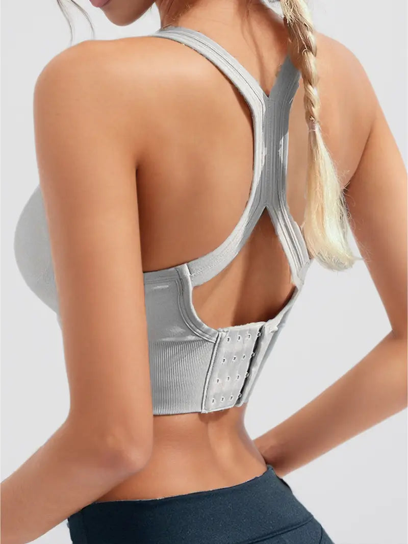 CELILIN Racerback Plus Size Sports Bras