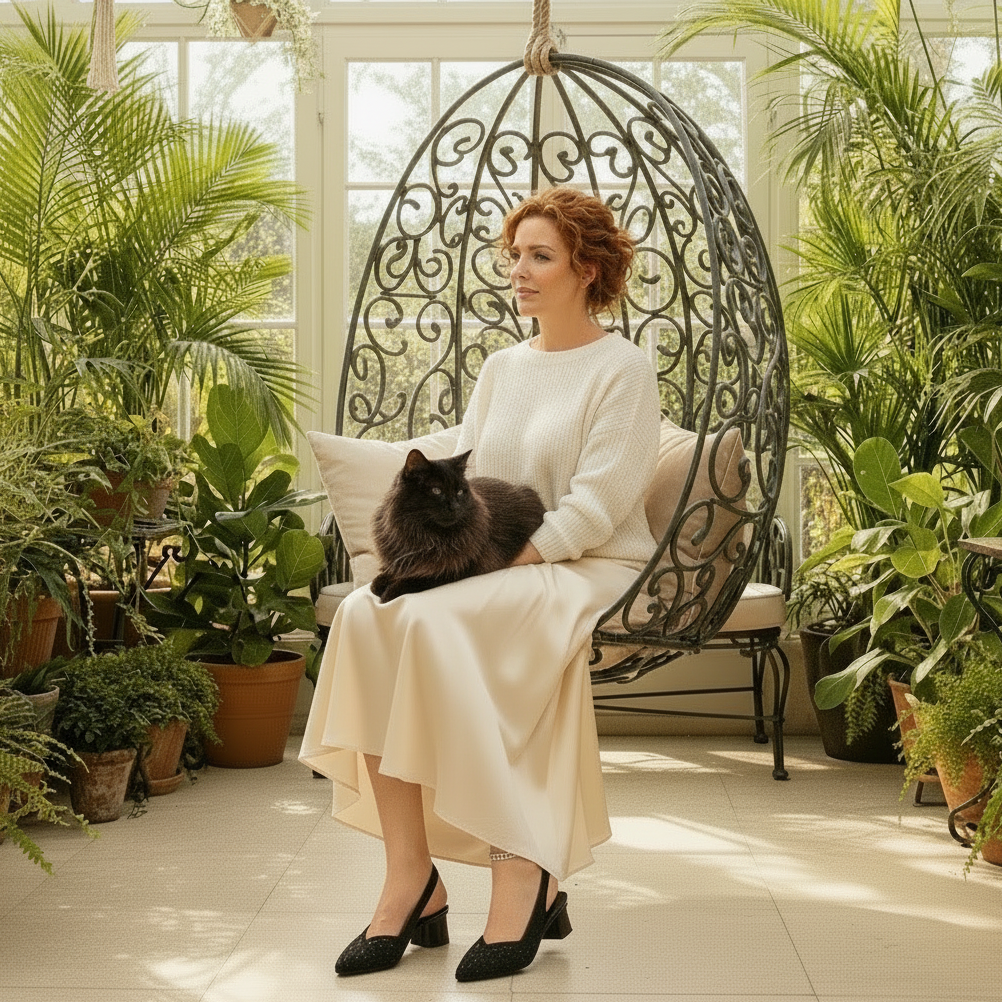 Elegant Rhinestone Block Heel Sandals