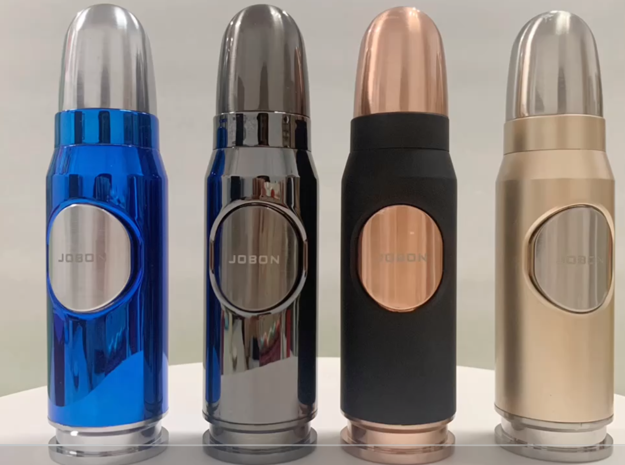 JOBON Metal Bullet Shaped Windproof Butane Lighter