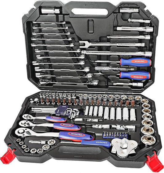 WORKPRO 123 Piece Auto Repair Tool Set