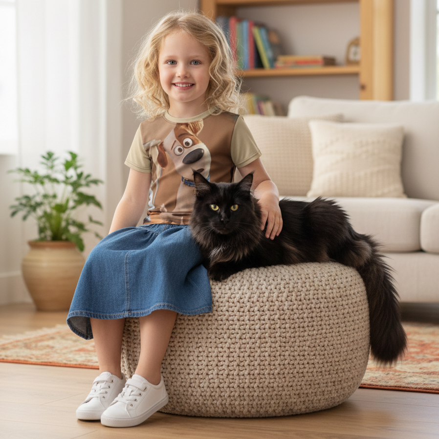 Kids Crew Neck T-Shirts