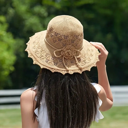 Lacy Breathable Wide Brim Sun Hats