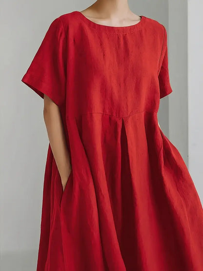 SLPY Linen Maxi Dress