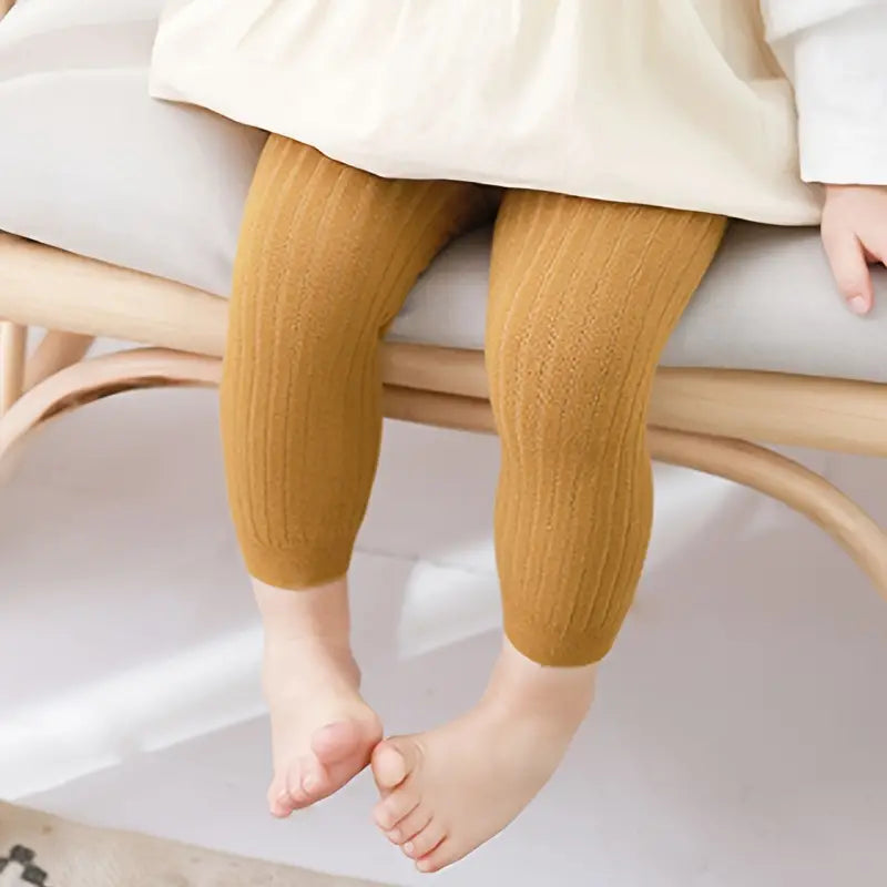 Kids Stretch Cotton Footless Tights