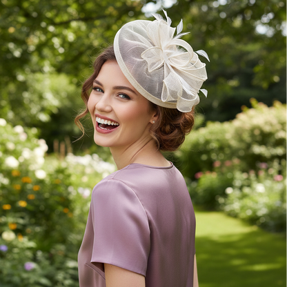 Hemp & Feather Hairpin Fascinators