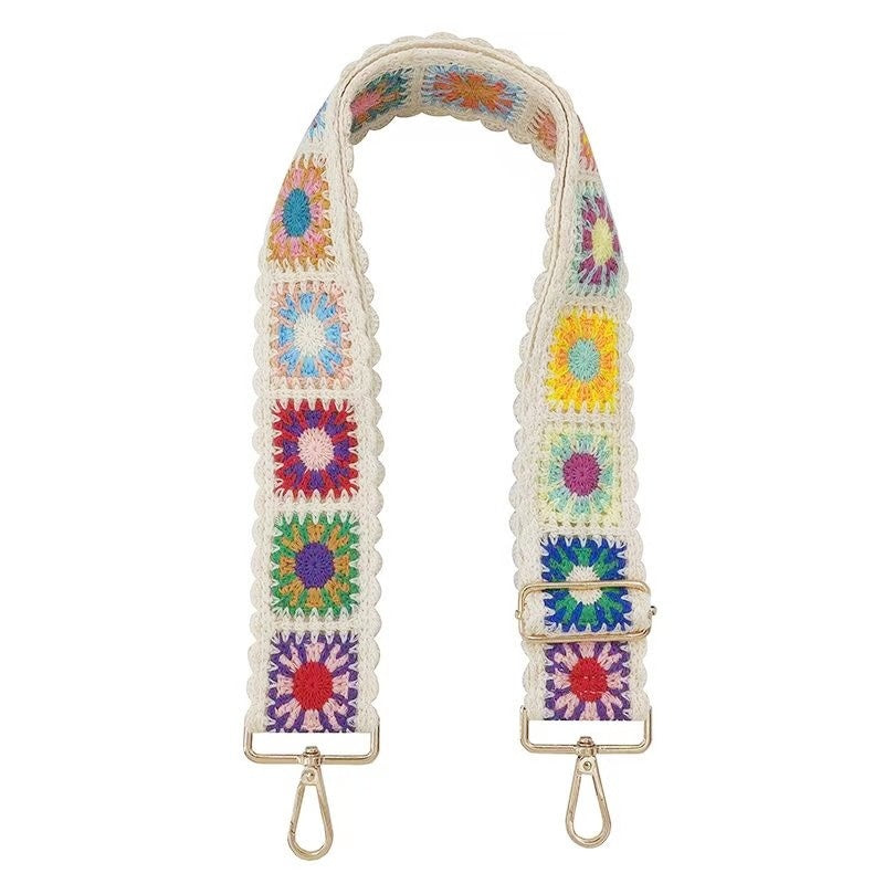 Retro Adjustable Woven Bag Straps