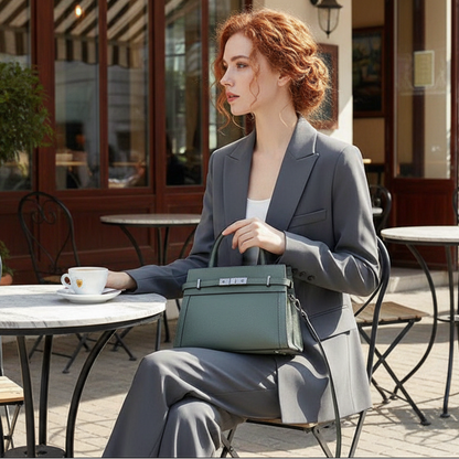 Birkin Inspired Genuine Leather Handbags - The New York Collection