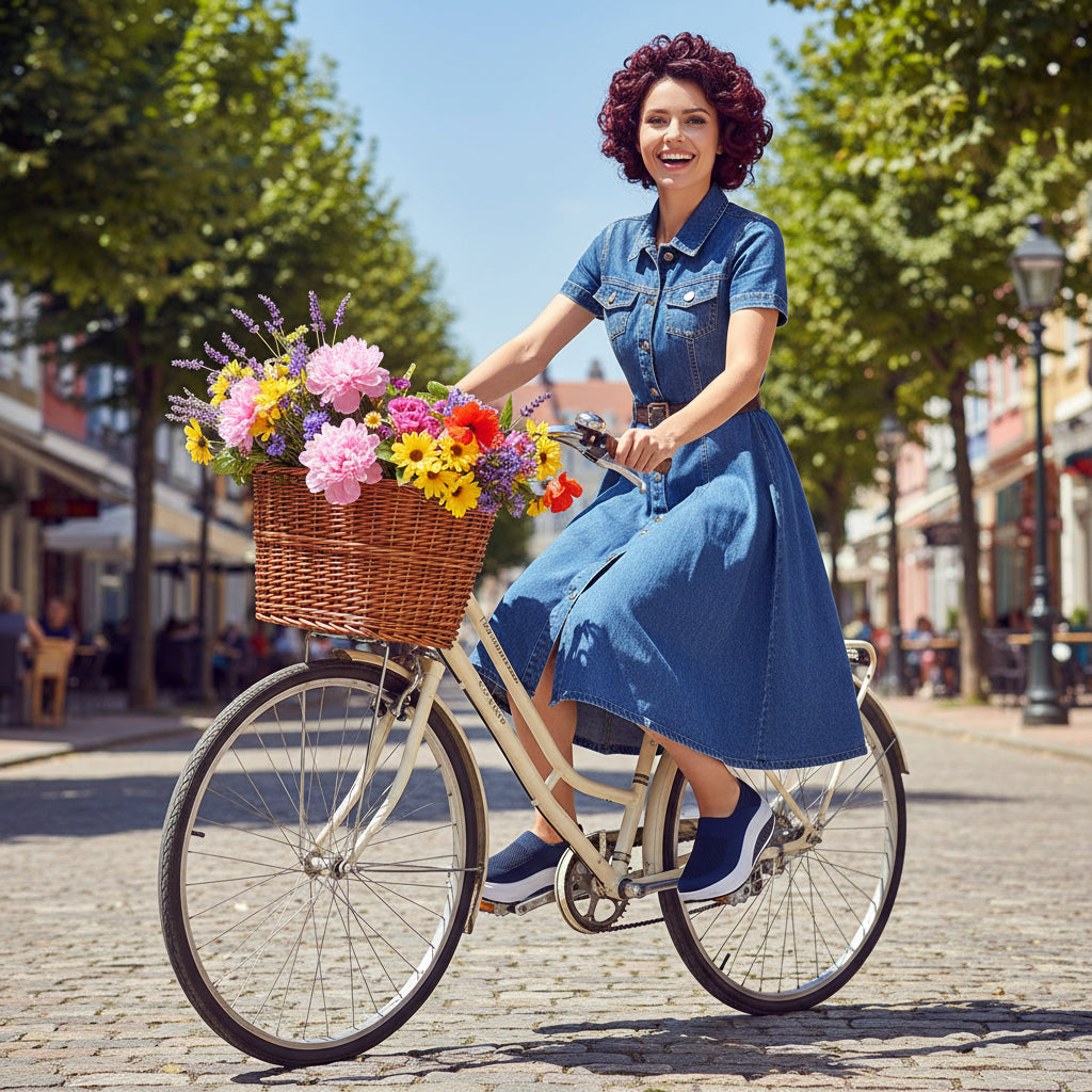 Rolling Sole Mesh Slip-on Platform Sneakers