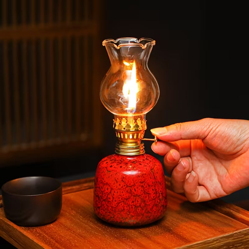 Ceramic Glaze Oil Lamps