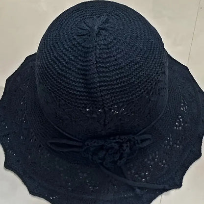 Lacy Breathable Wide Brim Sun Hats