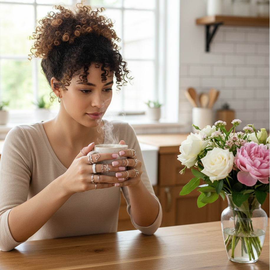 Hypoallergenic Knuckle Rings Set