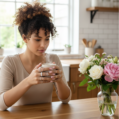 Hypoallergenic Knuckle Rings Set