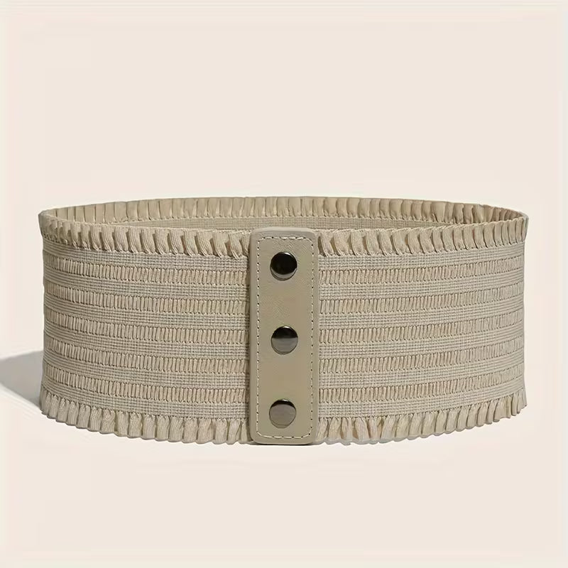 Domed Elastic Wide Belts
