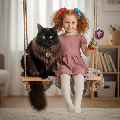 Bohemian Satin Thin Hair Scrunchies (19 Piece Set)