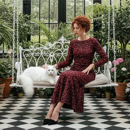 Elegant Sequin Midi Dresses