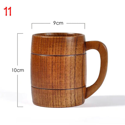 Natural Spruce Wooden Mugs