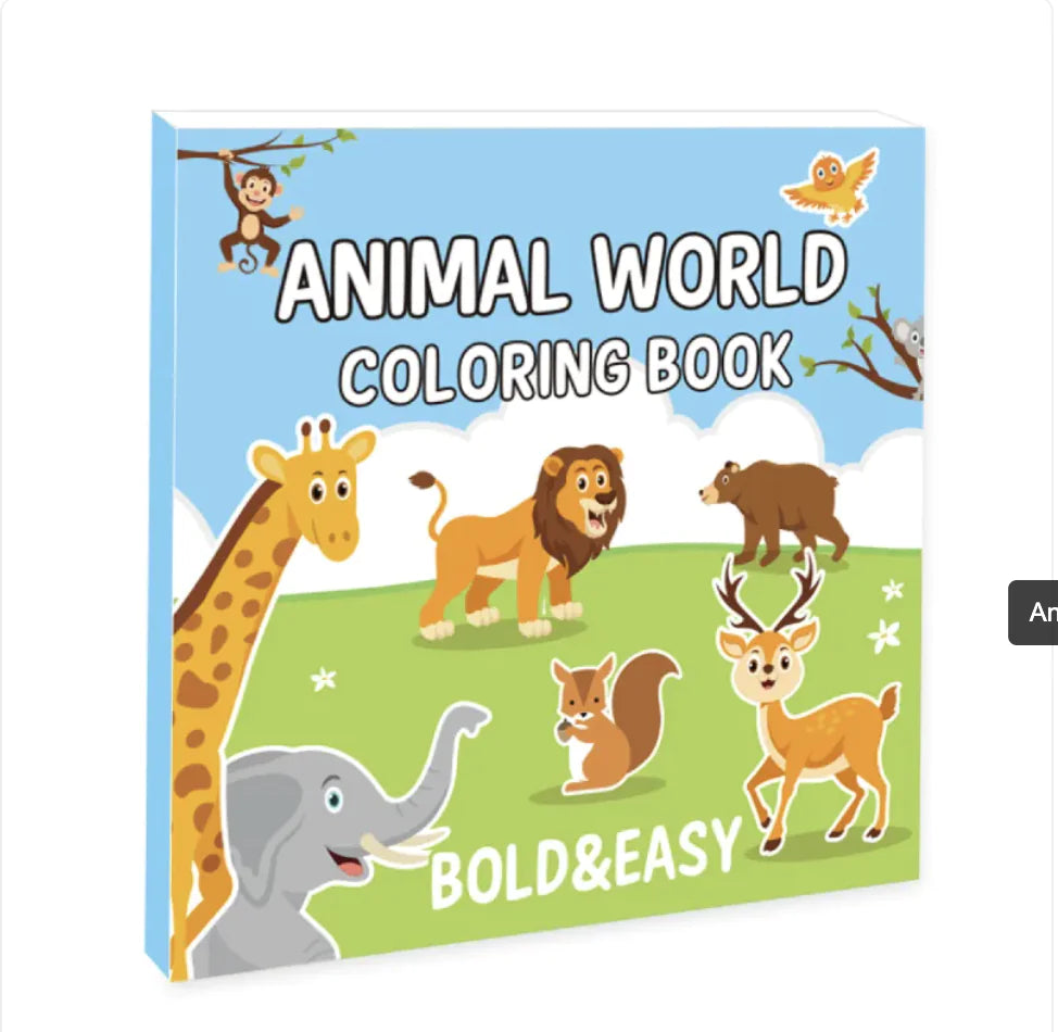 Children's Coloring Books - Bold & Easy