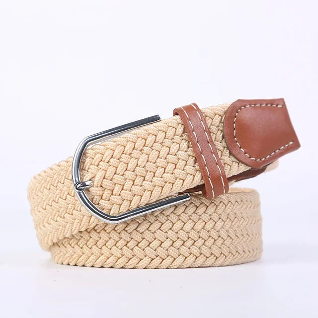 Casual Woven Fabric Elastic Belts