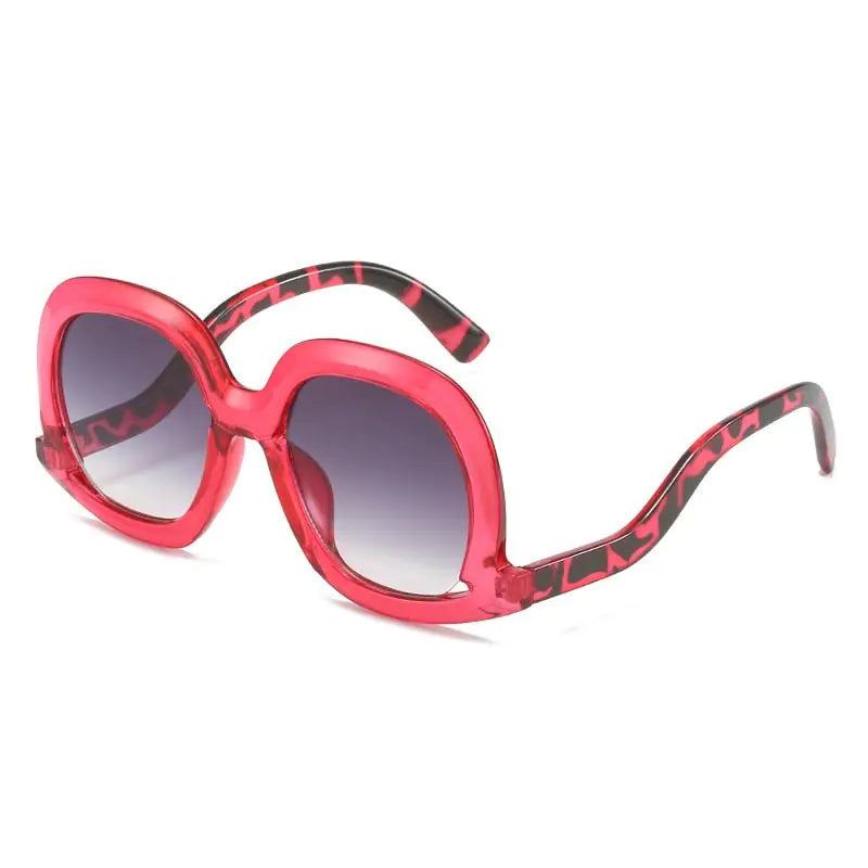 Unique Upside-Down Oval Sunglasses