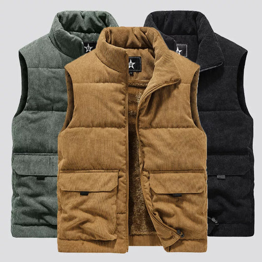 Arctic Armor Corduroy Thermal Wool Vest