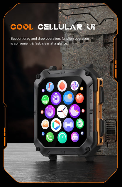 Indestructible Stainless Steel Smart Watch