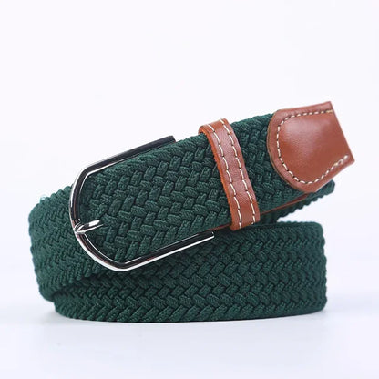 Casual Woven Fabric Elastic Belts