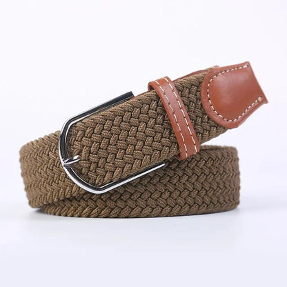 Casual Woven Fabric Elastic Belts