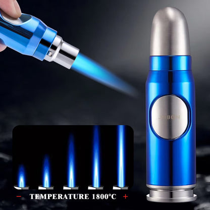 JOBON Metal Bullet Shaped Windproof Butane Lighter