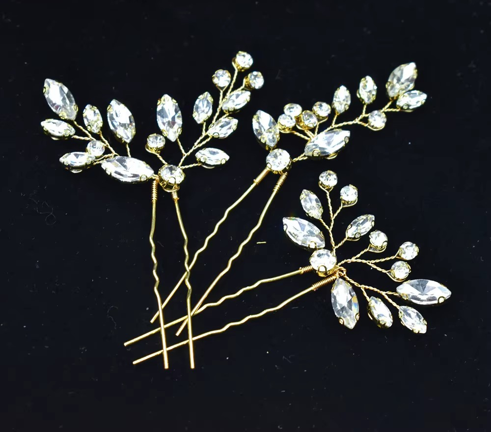 Crystal Hairpin Trio